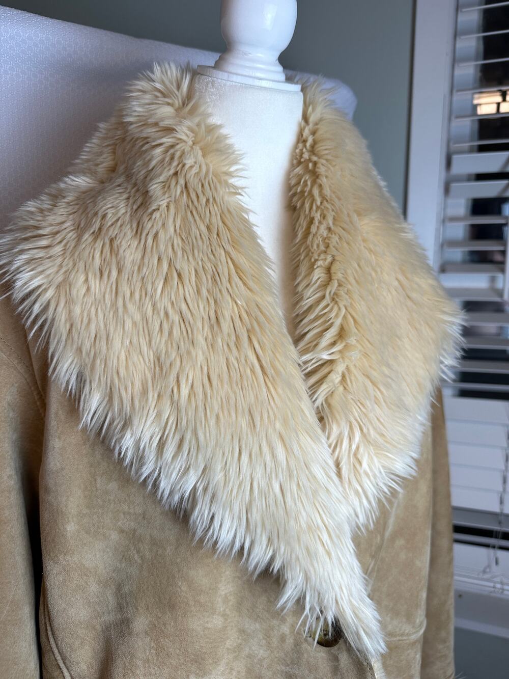 39. Wilsons Leather Penny Lane coat; Size L